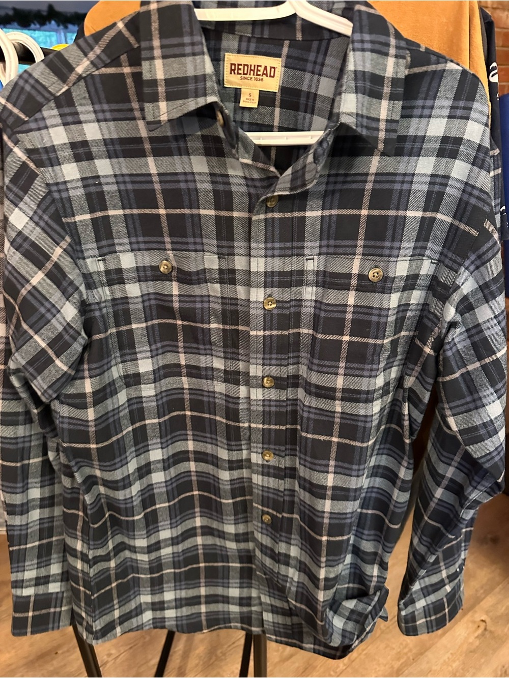 ⭐️ Redhead Plaid Men’s Small cotton